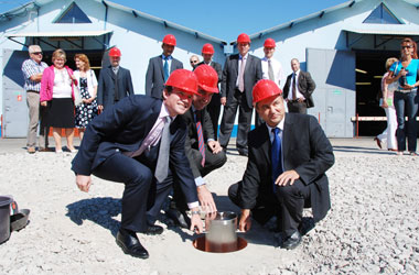 Foundation stone of DH's new factory was laid
